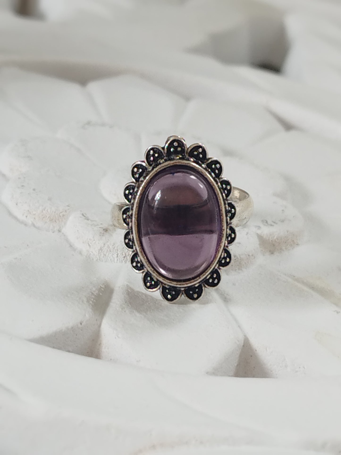 Ring mit Amethyst